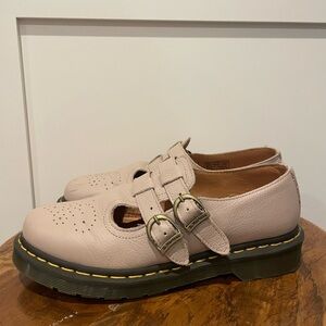 Dr. Martens Mary Jane’s Cream Leather Dress Shoes